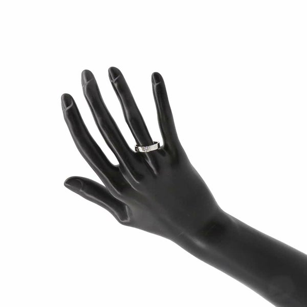 カルティエ リング ミニ ラブリング ソリテール solitaire ダイヤ0.03ct K18WG リングサイズ53 N4722900 Cartier 指輪 ジュエリー