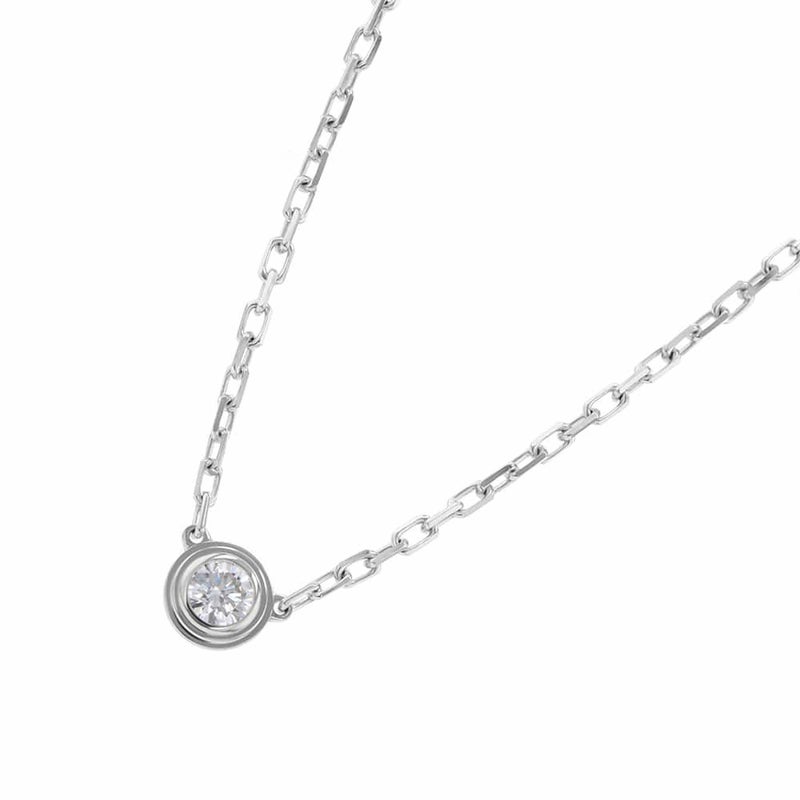 カルティエ ネックレス ダムール ネックレス スモールモデル ダイヤモンド 1P 計0.09ct K18WG B7215900 Cartier ジュエリー