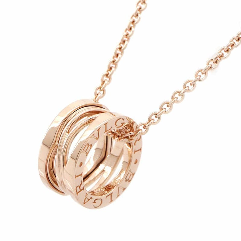 ブルガリ ネックレス ビー・ゼロワン B-ZERO1 レジェンドネックレス K18PGピンクゴールド  BVLGARI ジュエリー