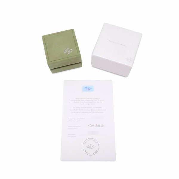 ヴァンクリーフ&アーペル ピアス ヴィンテージ アルハンブラ イヤリング マラカイト K18YGイエローゴールド VCARO3QL00 ジュエリー