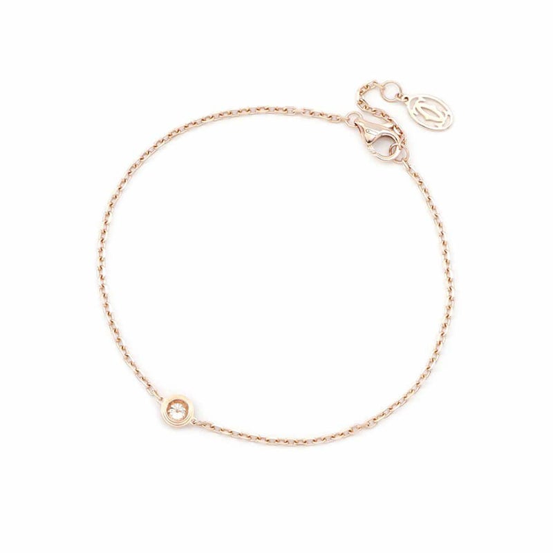 カルティエ ブレスレット ダムール ブレスレット ダイヤモンド1P 0.13ct K18PG B6063017 Cartier ジュエリー