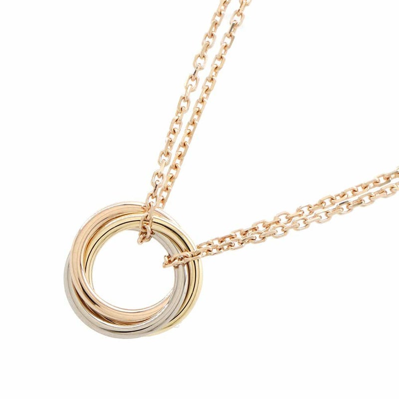 カルティエ ネックレス トリニティ ミニモデル SM K18PG K18YG K18WG B7224816 Cartier ジュエリー