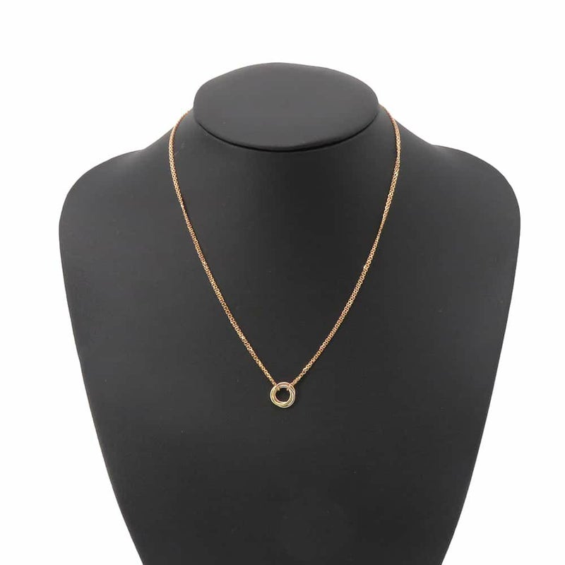 カルティエ ネックレス トリニティ ミニモデル SM K18PG K18YG K18WG B7224816 Cartier ジュエリー