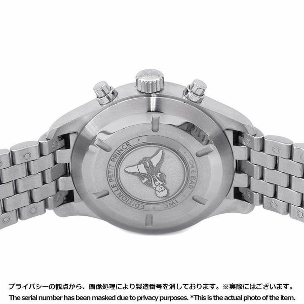 IWC パイロット・ウォッチ・クロノグラフ プティ・プランス IW377717 腕時計 ブルー文字盤