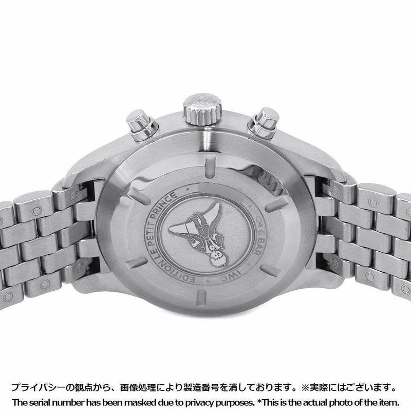 IWC パイロット・ウォッチ・クロノグラフ プティ・プランス IW377717 腕時計 ブルー文字盤