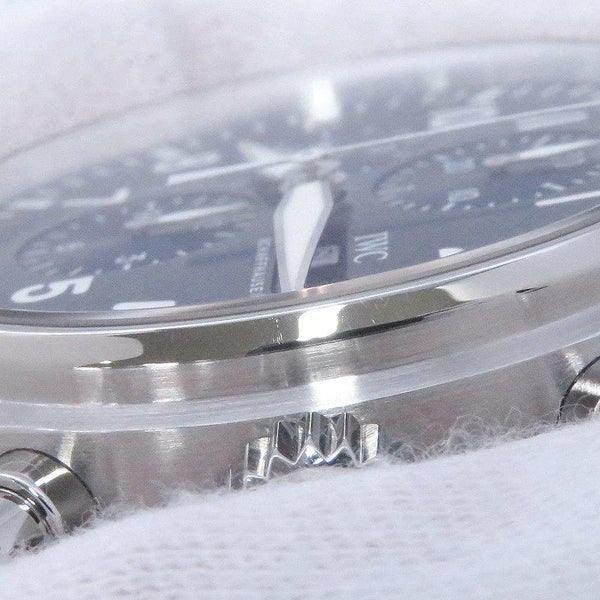 IWC パイロット・ウォッチ・クロノグラフ プティ・プランス IW377717 腕時計 ブルー文字盤