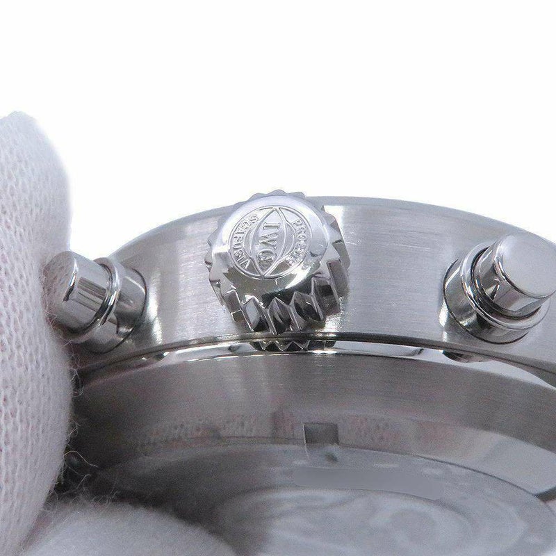 IWC パイロット・ウォッチ・クロノグラフ プティ・プランス IW377717 腕時計 ブルー文字盤