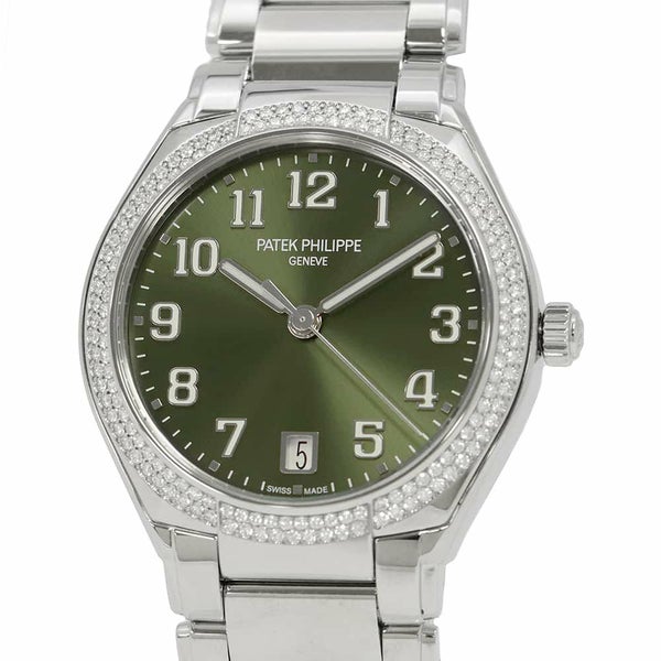 パテックフィリップ トゥエンティ4 160Pダイヤベゼル 7300/1200A-011 オリーブグリーン文字盤