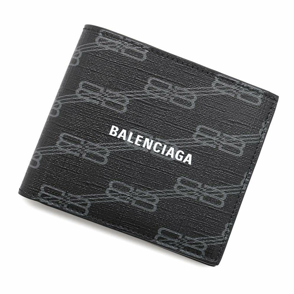 新品未使用】BALENCIAGA バレンシアガ 二つ折り財布 【公式通販】