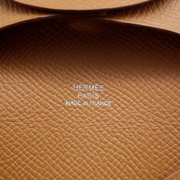 エルメス コインケース バスティア ゴールド エプソン W刻印 HERMES 財布