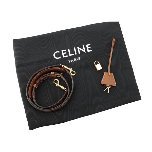 セリーヌ ボストンバッグ レオパード トリオンフ PVC/レザー CELINE 2wayショルダー