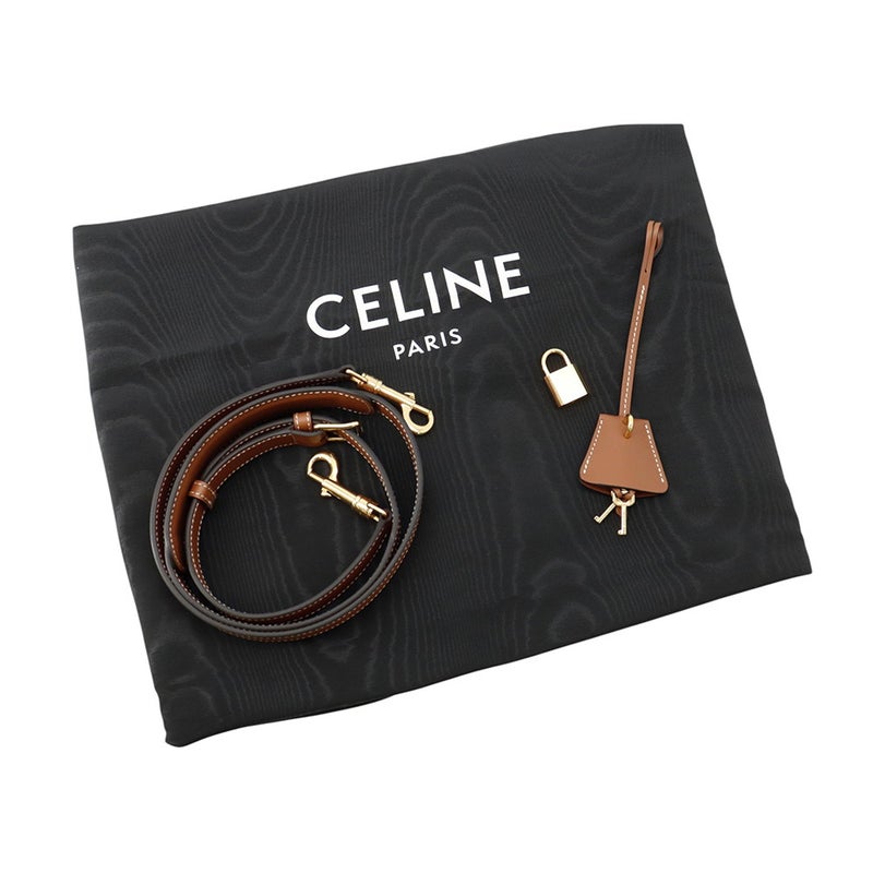 セリーヌ ボストンバッグ レオパード トリオンフ PVC/レザー CELINE 2wayショルダー