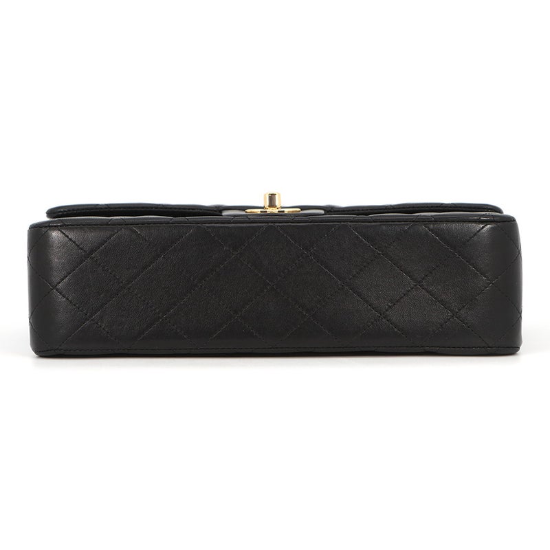 シャネル チェーンショルダーバッグ マトラッセ25 ココマーク ラムスキン ダブルチェーン A01112 CHANEL