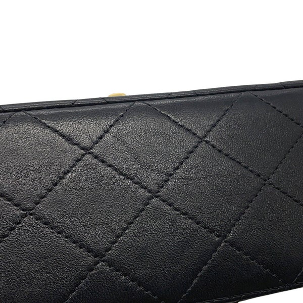シャネル チェーンショルダーバッグ マトラッセ25 ココマーク ラムスキン ダブルチェーン A01112 CHANEL