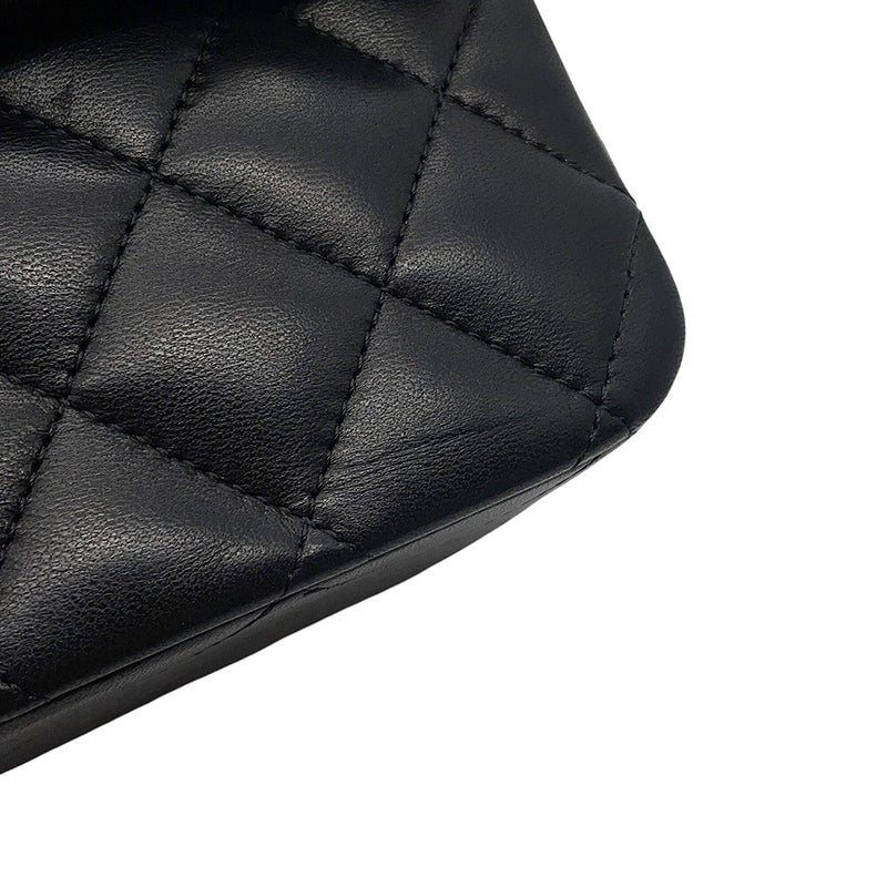 シャネル チェーンショルダーバッグ マトラッセ25 ココマーク ラムスキン ダブルチェーン A01112 CHANEL
