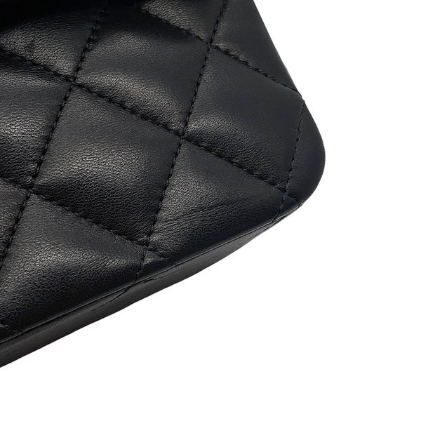 シャネル チェーンショルダーバッグ マトラッセ25 ココマーク ラムスキン ダブルチェーン A01112 CHANEL