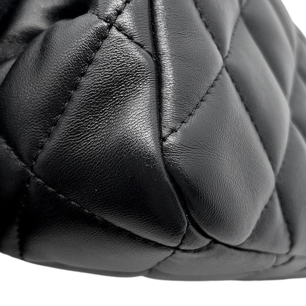シャネル チェーンショルダーバッグ マトラッセ ココマーク ラムスキン AS3473 CHANEL フラップ バッグ 黒