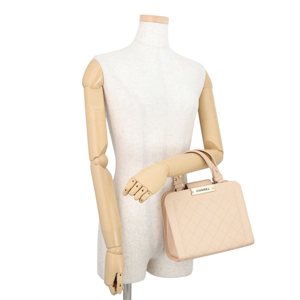 シャネル チェーンショルダーバッグ マトラッセ カーフレザー CHANEL 2way バッグ