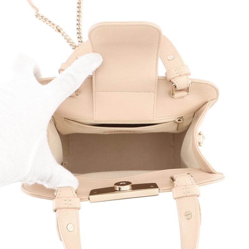 シャネル チェーンショルダーバッグ マトラッセ カーフレザー CHANEL 2way バッグ