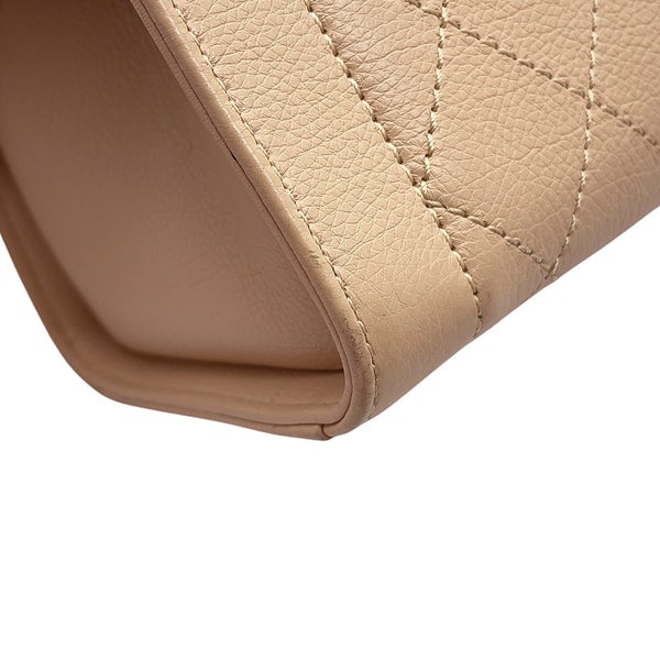 シャネル チェーンショルダーバッグ マトラッセ カーフレザー CHANEL 2way バッグ