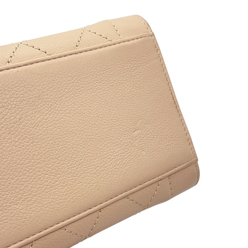 シャネル チェーンショルダーバッグ マトラッセ カーフレザー CHANEL 2way バッグ