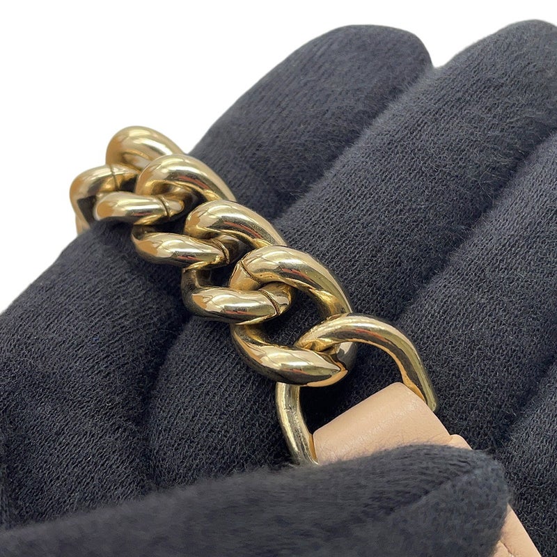 シャネル チェーンショルダーバッグ マトラッセ カーフレザー CHANEL 2way バッグ