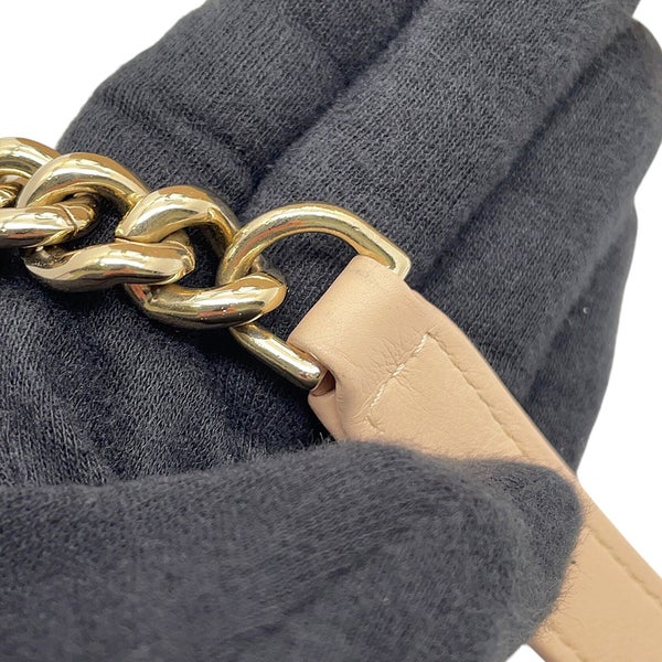 シャネル チェーンショルダーバッグ マトラッセ カーフレザー CHANEL 2way バッグ