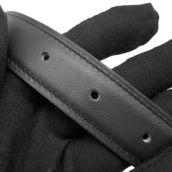 エルメス ベルト パラード レザーベルト  キット 24 ブラック/エトゥープ/シルバー金具 スイフト/エプソン W刻印 サイズ70