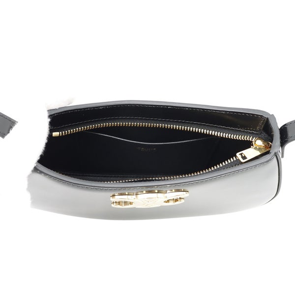 セリーヌ ショルダーバッグ ミディアム ティリー トリオンフ カーフレザー 115703 CELINE 黒 ワンショルダー