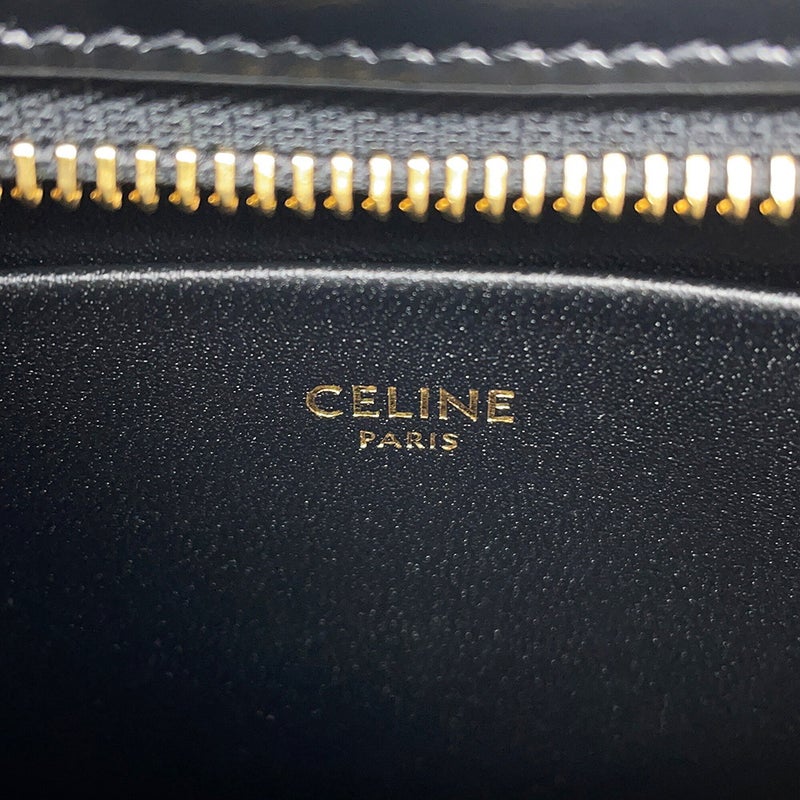 セリーヌ ショルダーバッグ ミディアム ティリー トリオンフ カーフレザー 115703 CELINE 黒 ワンショルダー