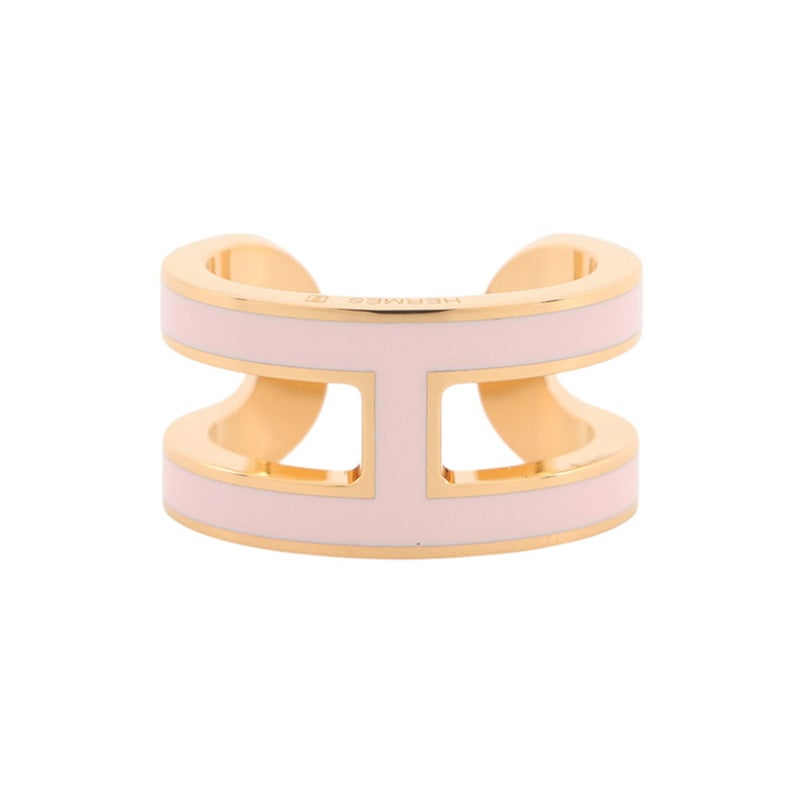 エルメス イヤーカフ ポップH ポップアッシュ ローズドラジェ/ゴールド金具 HERMES アクセサリー