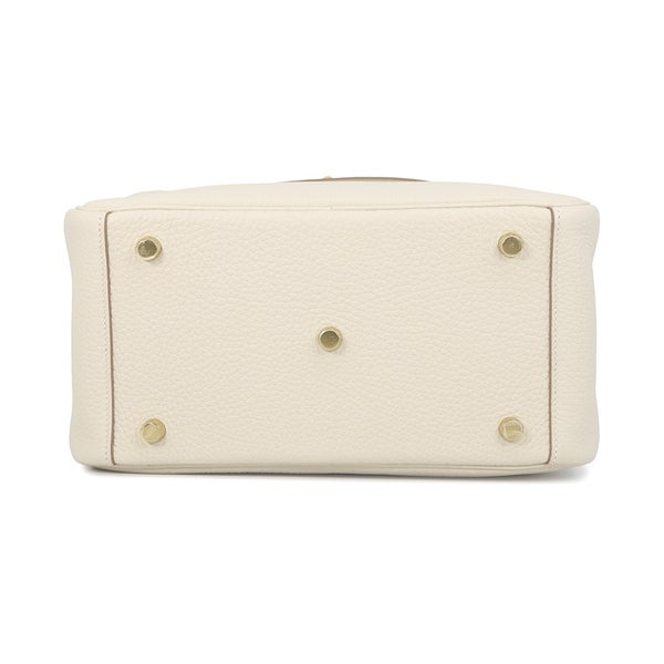 エルメス ハンドバッグ リンディ26  クレ/ゴールド金具 トリヨンクレマンス Z刻印 HERMES 2way ショルダーバッグ
