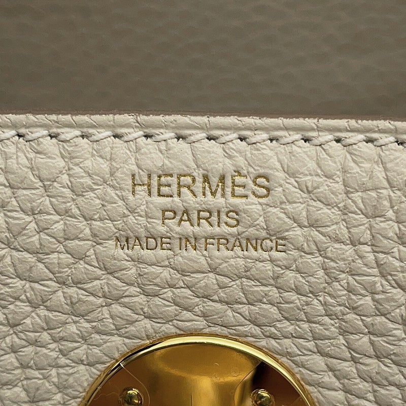 エルメス ハンドバッグ リンディ26  クレ/ゴールド金具 トリヨンクレマンス Z刻印 HERMES 2way ショルダーバッグ
