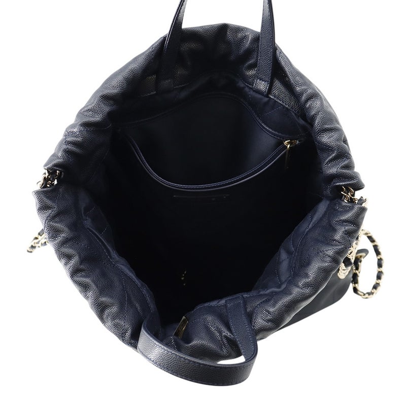 シャネル リュック シャネル22 ラージ キャビアスキン AS3313 CHANEL バックパック バッグ