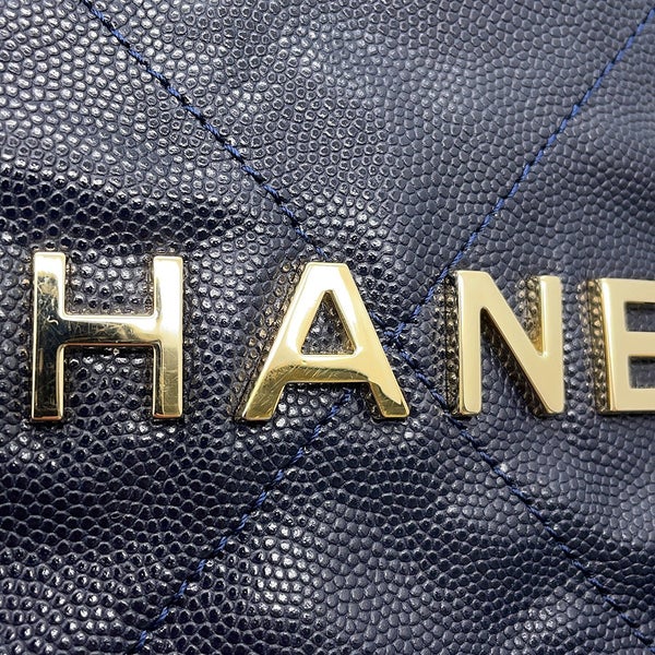 シャネル リュック シャネル22 ラージ キャビアスキン AS3313 CHANEL バックパック バッグ