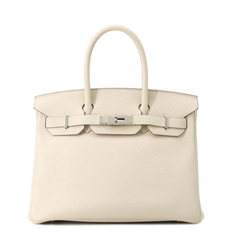 エルメス バーキン30 クレ/シルバー金具 トゴ C刻印 HERMES Birkin ハンドバッグ