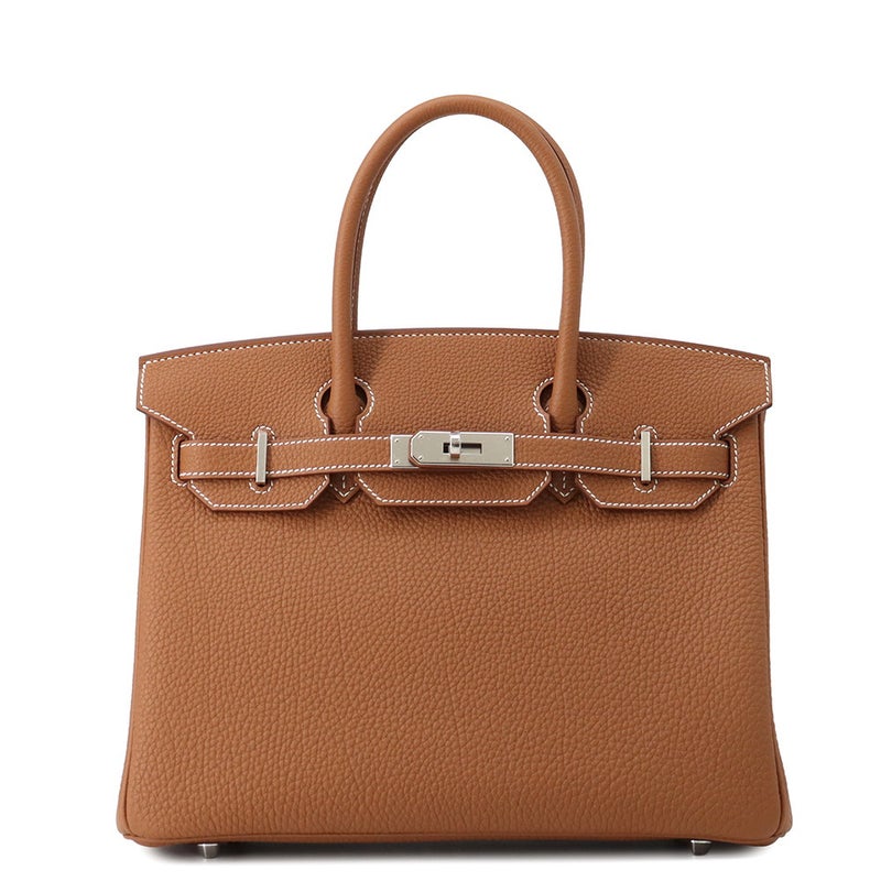 エルメス バーキン30 ゴールド/シルバー金具 トゴ G刻印 HERMES Birkin ハンドバッグ