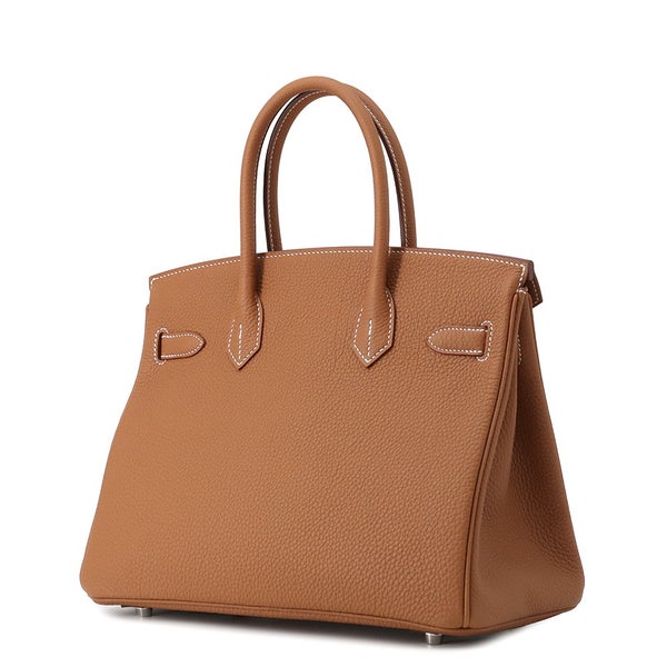 エルメス バーキン30 ゴールド/シルバー金具 トゴ G刻印 HERMES Birkin ハンドバッグ