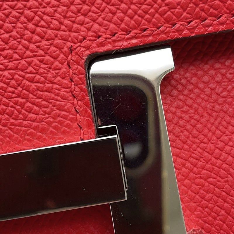 エルメス ショルダーバッグ コンスタンス エラン ミロワール ルージュラデュー/シルバー金具 エプソン K刻印 HERMES
