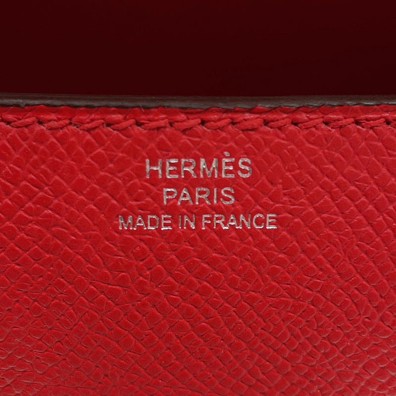エルメス ショルダーバッグ コンスタンス エラン ミロワール ルージュラデュー/シルバー金具 エプソン K刻印 HERMES