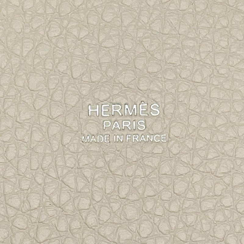 エルメス ハンドバッグ ピコタンロックPM クレ/シルバー金具 トリヨンクレマンス G刻印 HERMES トートバッグ