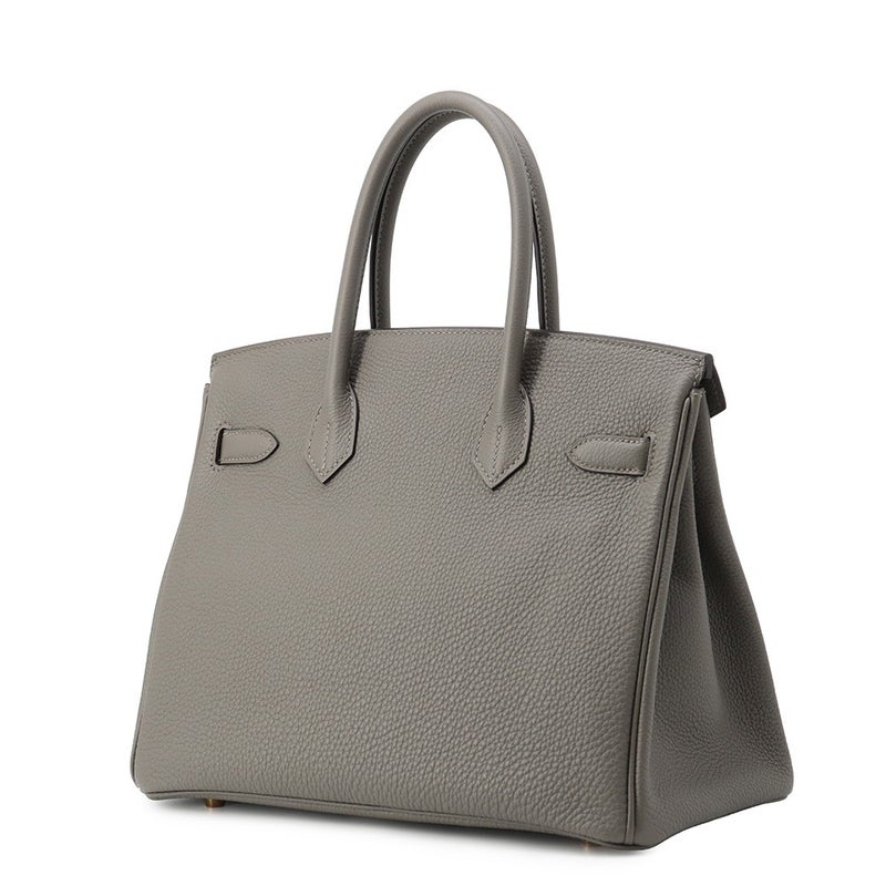 エルメス バーキン30 グリメイヤー/シャンパンゴールド金具 トゴ K刻印 HERMES Birkin ハンドバッグ