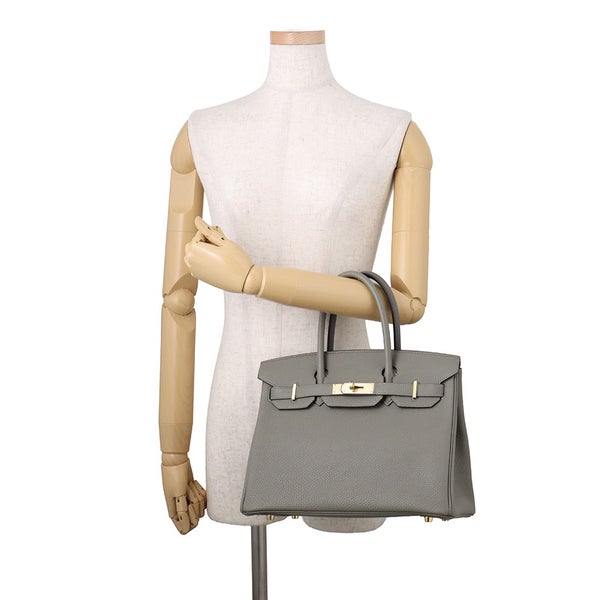 エルメス バーキン30 グリメイヤー/シャンパンゴールド金具 トゴ K刻印 HERMES Birkin ハンドバッグ