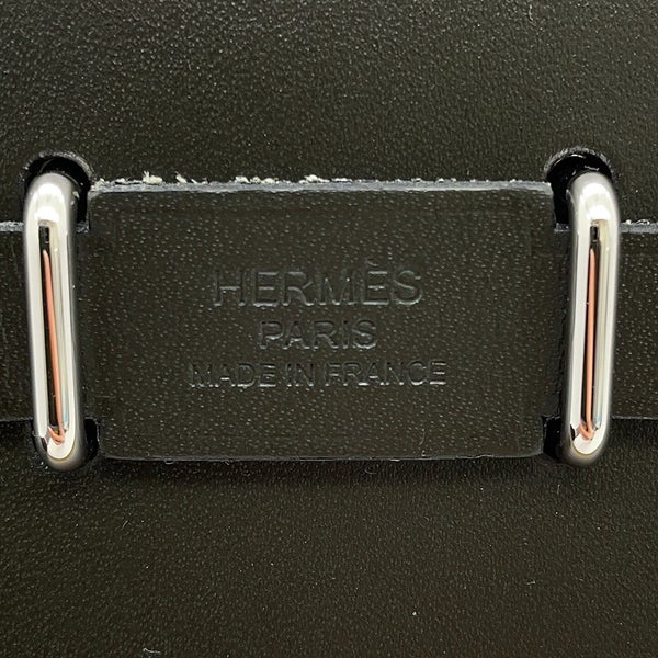 エルメス ショルダーバッグ エールバッグジップ ミニ ヴェールオリーブ/カーキ/シルバー金具 トワルミリタリー/ヴァッシュハンター G刻印
