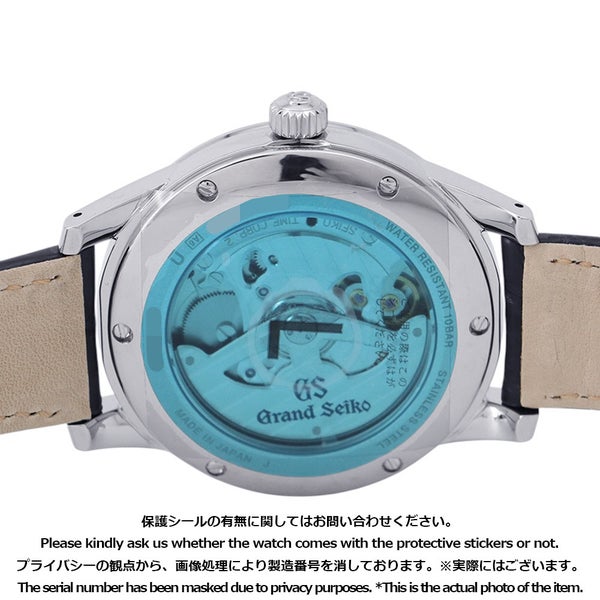 セイコー グランドセイコー ヘリテージコレクション SBGA407 SEIKO 腕時計 ライトブルー文字盤 雪白ブルー