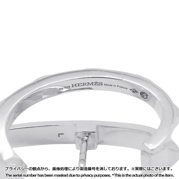 エルメス ピアス クルー・ドゥ・H ピアス SV925シルバー HERMES ジュエリー