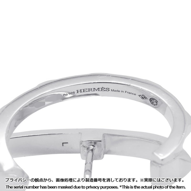 エルメス ピアス クルー・ドゥ・H ピアス SV925シルバー HERMES ジュエリー