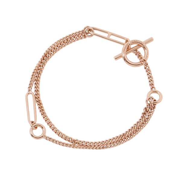 エルメス ブレスレット エシャペ K18PGピンクゴールド サイズSH HERMES ジュエリー