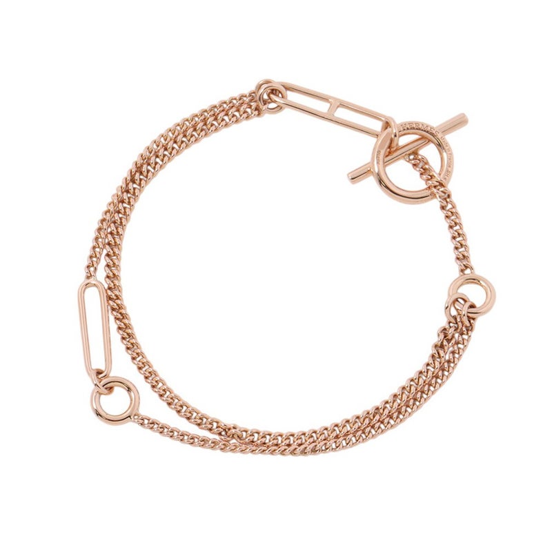 エルメス ブレスレット エシャペ K18PGピンクゴールド サイズSH HERMES ジュエリー