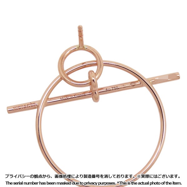 エルメス ピアス ループ ピアス エシャペ PM K18PGピンクゴールド HERMES ジュエリー
